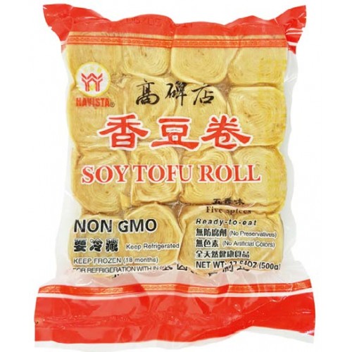 高碑店五香豆腐卷500g(Dofu roll favo spices 500g)