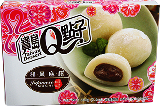 宝岛Q点子红豆麻糬210g mochi sabor de soja