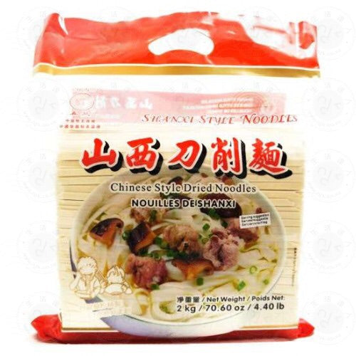 西百客山西刀削面2kg tallarines de trigo