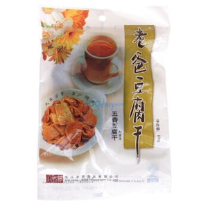 老爸豆腐干五香味100g aperitivo de soja sabor cinco especie