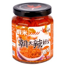 老骡子虾米辣椒240g salsa picante con sabor gambas