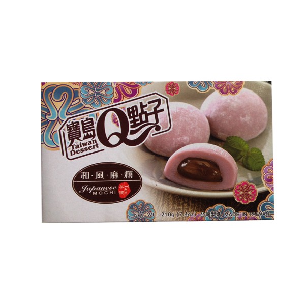 宝岛q点麻糬芋香味210g mochi sabor a taro